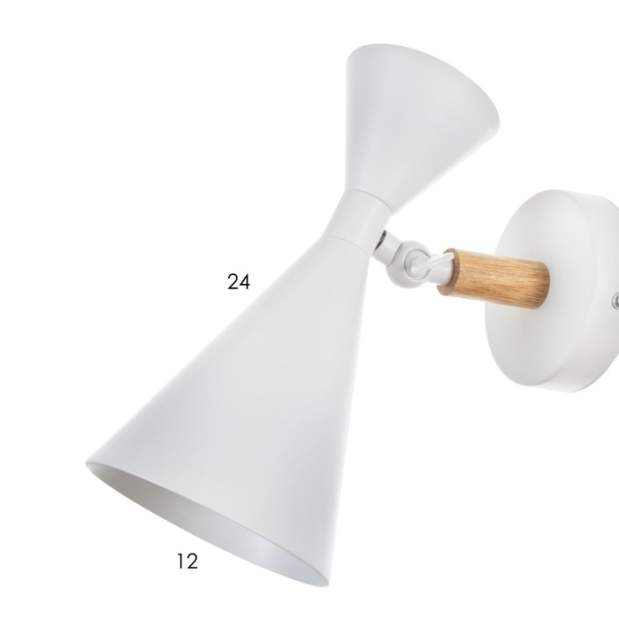 Бра "Камертаб" Е27 40Вт белый 15х12х24 см