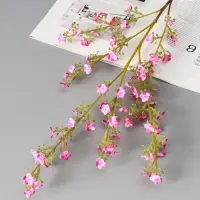 Цветы искусственные "Вероника Георгия" 92 см, розовый