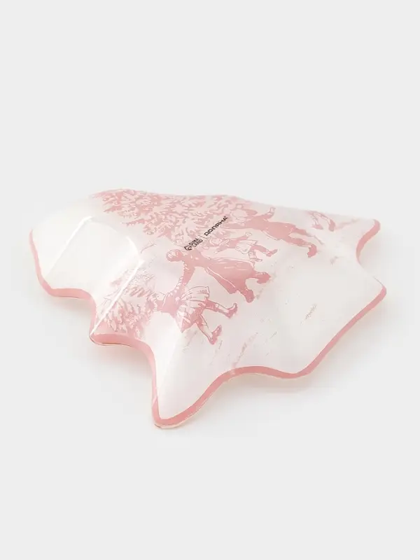 Блюдо сервирочоное ёлочка "Новогодние забавы" 17,7х18,5х3,5 см