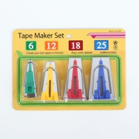 Набор приспособлений для складывания косой бейки, 4 шт Набор приспособлений для складывания косой бейки, 4 шт