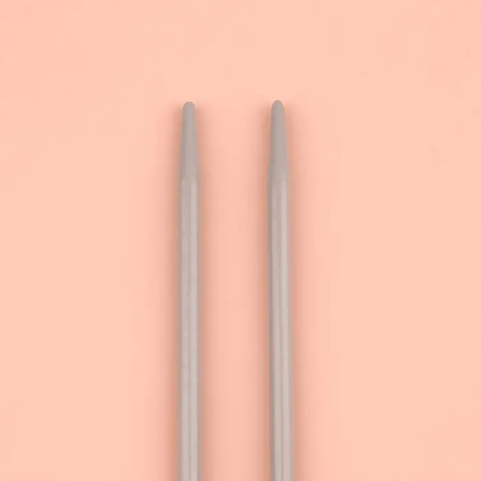 Спицы для вязания, прямые, с тефлоновым покрытием, d=3 мм, 35 см, 2 шт.