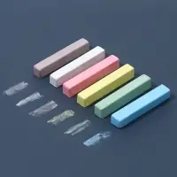 Мелки цветные школьные 6 шт. &laquo;Простоквашино&raquo;, прямоугольные