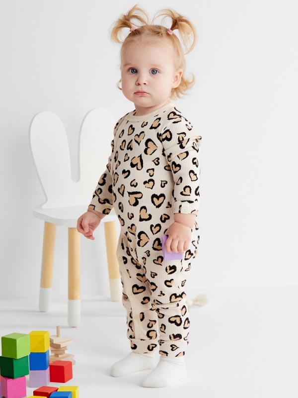 Комбинезон Крошка Я Leo love, рост 86-92 см, 9096439