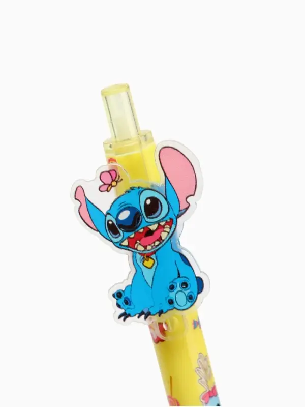 Ручка автоматическая "Стич", МИКС ,синяя паста 0.5 мм