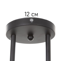 Люстра "Лорд" 3х40Вт Е27 черный