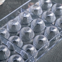 Форма для конфет шоколада KONFINETTA &laquo;Комильфо&raquo;, 28&times;14 см, 21 ячейка, цвет прозрачный