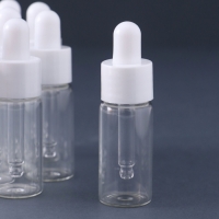 Флакон с пипеткой стекло, пластик набор 12 шт 7,5х2,2х2,2 см