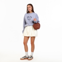 Сумка женская кросс-боди на молнии, цвет коричневый