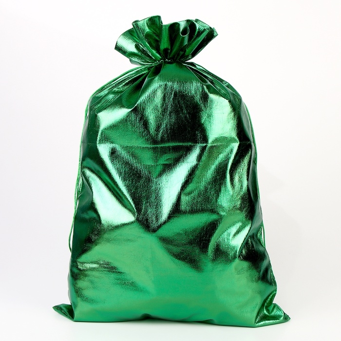 Подарочный мешок Деда Мороза &laquo;Елочка&raquo;, зеленый, 60 х 40см