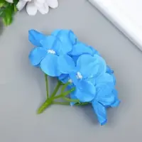 Цветы для декорирования "Гортензия" голубые 10х10 см