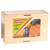 Развивающие досочки &laquo;Сложи узор&raquo;, по методике Сегена, 18 шт.