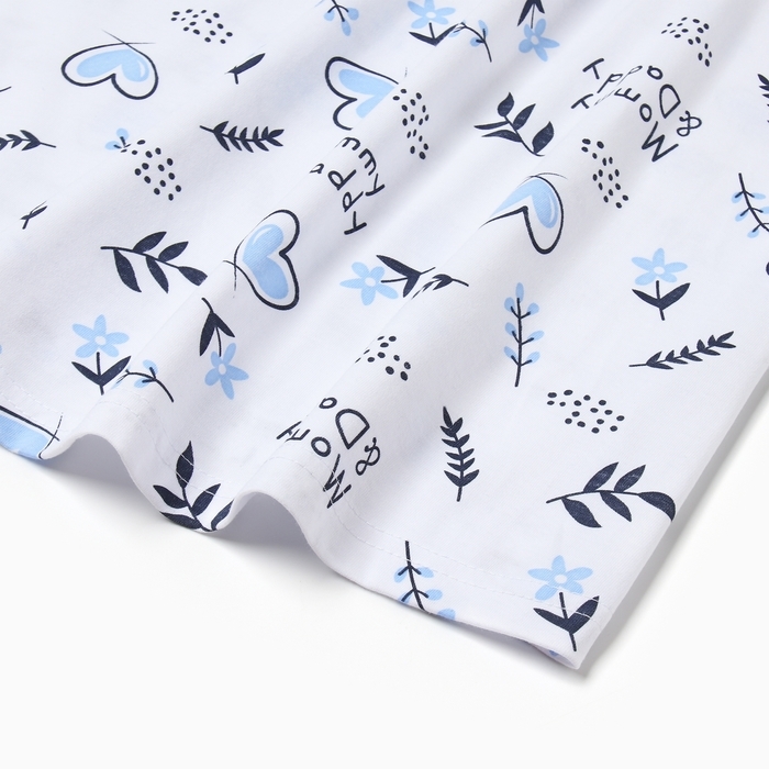 Ночная сорочка женская Ночная сорочка женская "Скоро мама", цвет голубой, размер 52