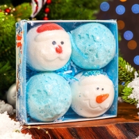 Новый год. Новогодний подарочный набор косметики "сказочное настроение" бомбочки для ванн, 480