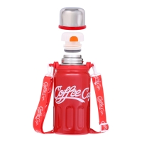 Термос, 1 л, Coffee cup, сохраняет тепло 10 ч, красный