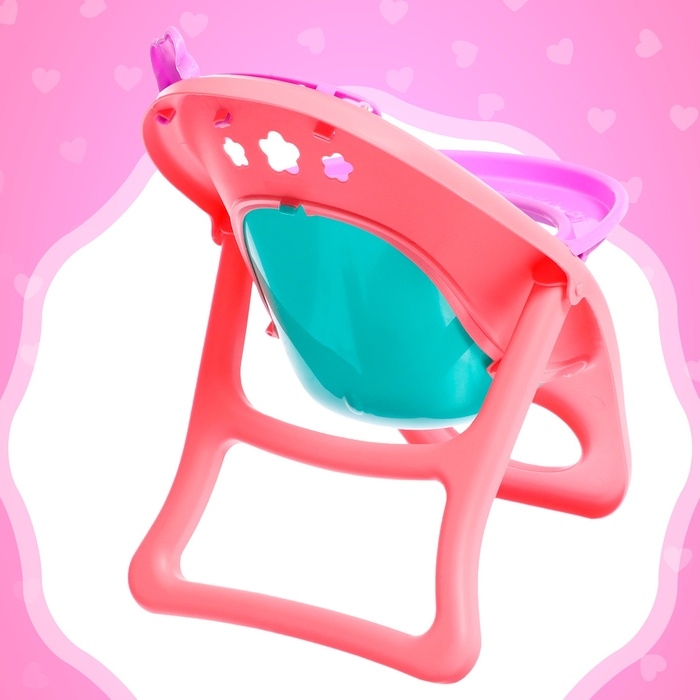 Пупс функциональный &laquo;Анечка&raquo;, пьёт, писает, с набором аксессуаров, со стульчиком для кормления