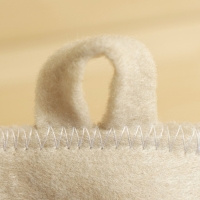 Рукавица для бани с принтом, белая Рукавица для бани с принтом, белая