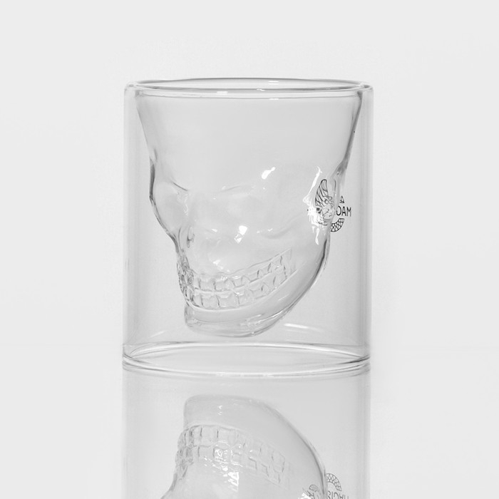 Стакан с двойными стенками Magistro &laquo;Череп&raquo;, 250 мл, 9&times;10 см