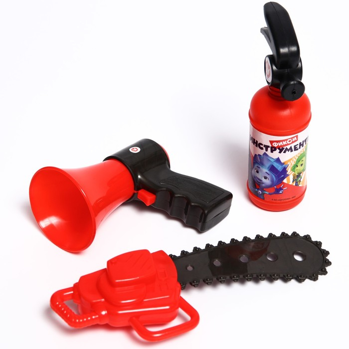 Набор пожарного с каской ФИКСИКИ "Фикси Инструменты" 15 предметов