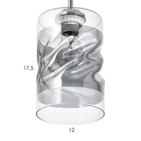 Светильник "Ренесми" 1хЕ27 40Вт хром 12х12х18-118 см Светильник "Ренесми" 1хЕ27 40Вт хром 12х12х18-118 см