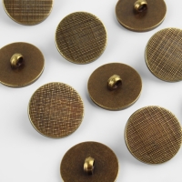 Набор пуговиц на ножке, d = 25 мм, 10 шт, цвет бронзовый Набор пуговиц на ножке, d = 25 мм, 10 шт, цвет бронзовый