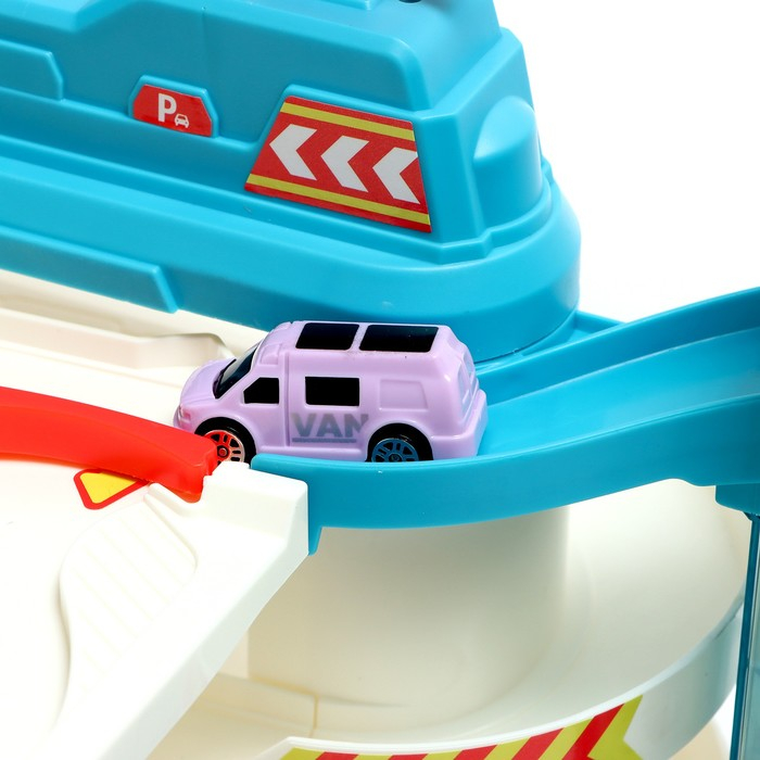 Парковка &laquo;Городская&raquo;, с лифтом, 3 уровня, 4 машинки, световые и звуковые эффекты