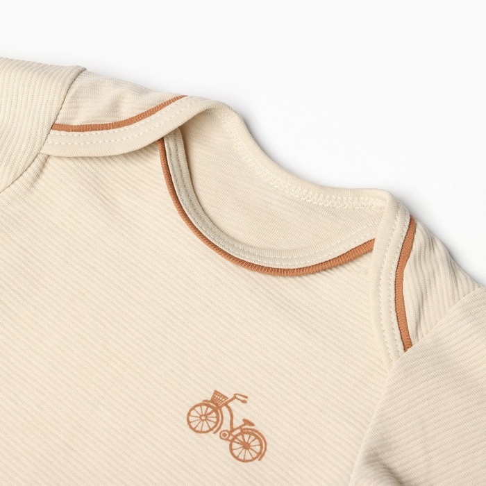 Комплект детский (3 предмета), цвет бежевый, рост 62 см