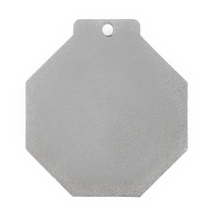 Медаль призовая 199, d= 5 см. 2 место. Цвет серебро. Без ленты