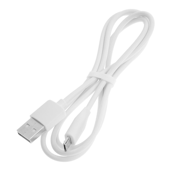 Кабель Hoco X1, microUSB - USB, 2.4 А, 1 м, белый Кабель Hoco X1, microUSB - USB, 2.4 А, 1 м, белый