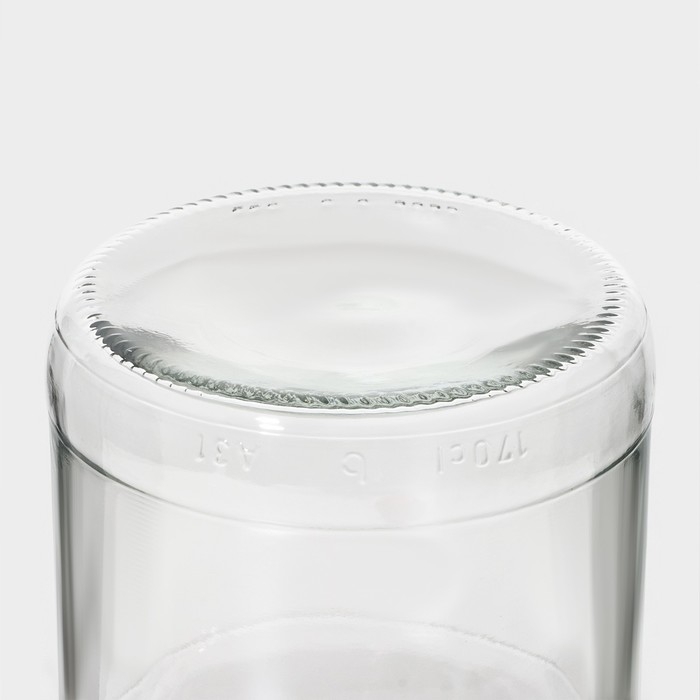 Банка стеклянная для сыпучих продуктов с пластиковой крышкой и ручкой &laquo;Macro&raquo;, 1,7 л