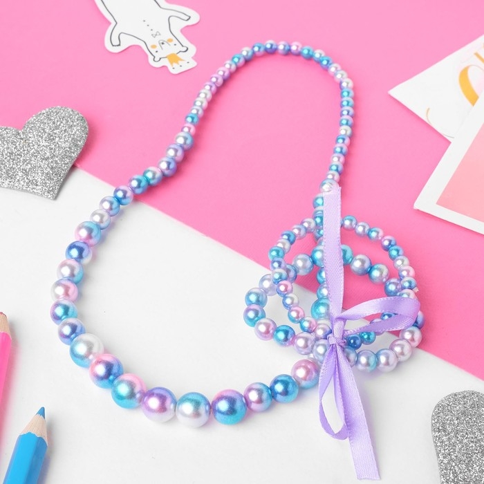 Набор детский &laquo;Выбражулька&raquo; шарик на увеличение, с бантиком, цвет МИКС