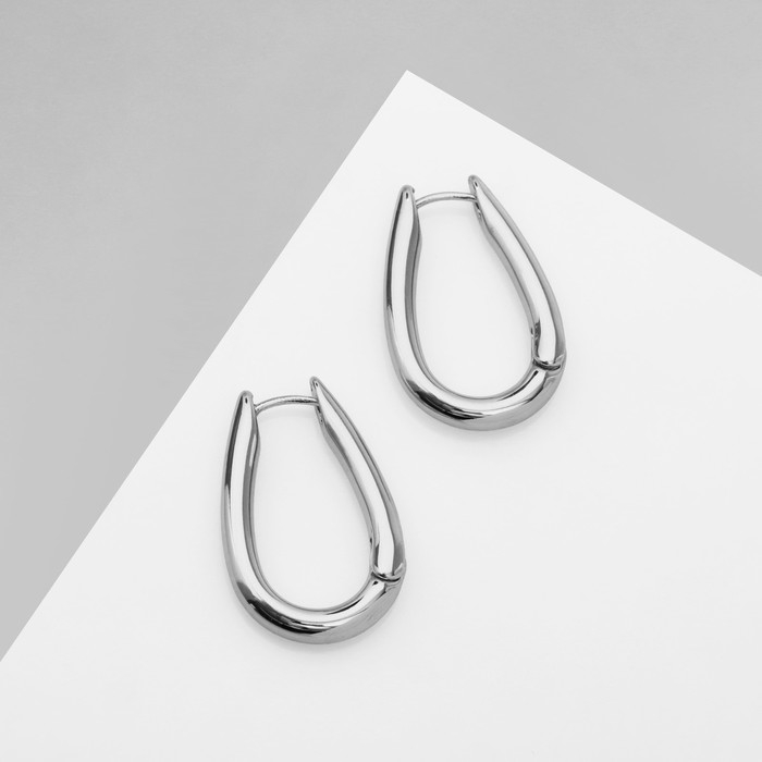 Серьги металл &laquo;Богема&raquo; божественная арфа, цвет серебро