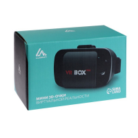 3D Очки виртуальной реальности мини LuazON, смартфоны до 5.5, чёрные
