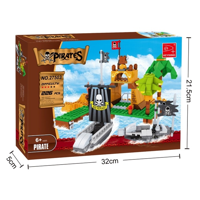 Конструктор Пираты &laquo;Бухта историй&raquo;, 234 детали