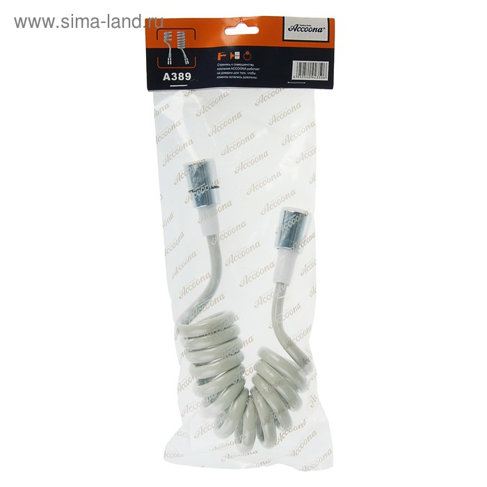 Шланг для гигиенической лейки Accoona A389, растягивающейся 40-150 см Шланг для гигиенической лейки Accoona A389, растягивающейся 40-150 см