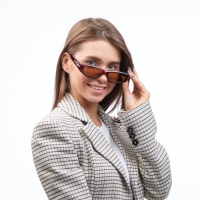 Очки солнцезащитные "OneSun", uv 400, дужка 14.5 см, ширина 14.7 см, линза 3.2 х 5.5 см