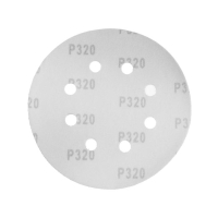 Круг абразивный шлифовальный под "липучку" ТУНДРА, перфорированный, 150 мм, Р320, 5 шт. Круг абразивный шлифовальный под "липучку" ТУНДРА, перфорированный, 150 мм, Р320, 5 шт.