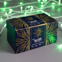 Гирлянда &laquo;Нить&raquo; 10 м, IP44, УМС, белая нить, 100 LED, свечение зелёное, 8 режимов, 24 В