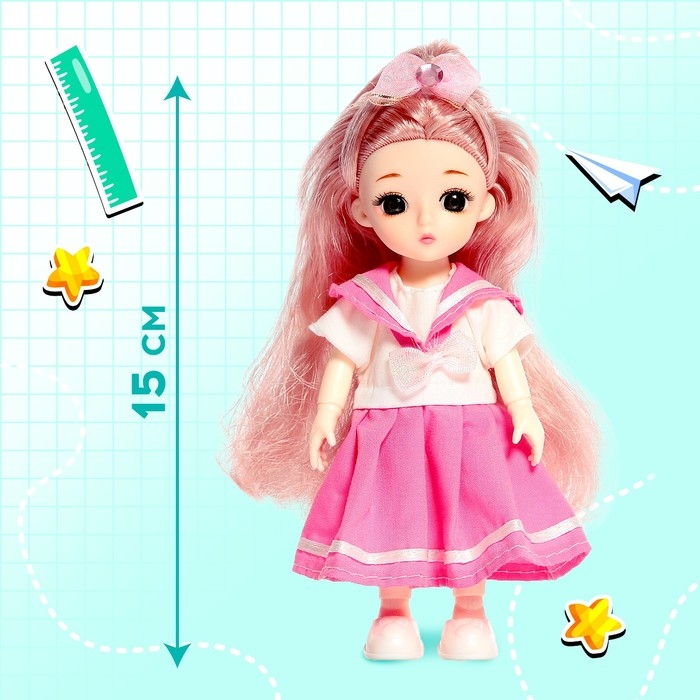 Кукла шарнирная &laquo;Школьные секреты&raquo;