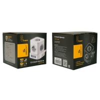 Сетевой фильтр Cablexpert Tower TWR-5-U4-W-2, 5р, 10А, 4хUSB, 3.1А, 2м, ур.защиты 4+, белый, 1030905 Сетевой фильтр Cablexpert Tower TWR-5-U4-W-2, 5р, 10А, 4хUSB, 3.1А, 2м, ур.защиты 4+, белый, 1030905