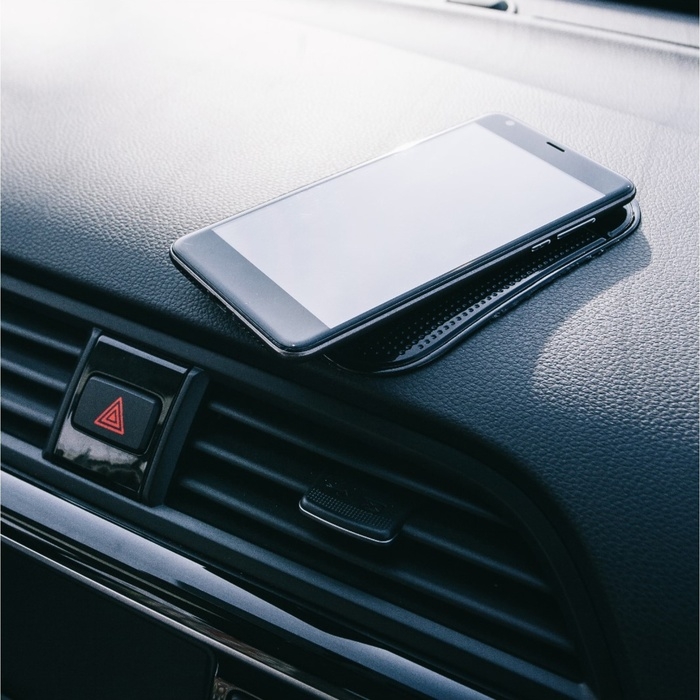 Коврик противоскользящий TORSO, "Spider" 7&times;13 см, чёрный