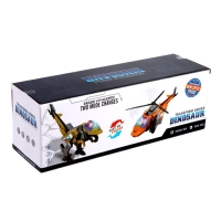 Робот &laquo;Вертолёт&raquo;, трансформируется в динозавра, световые и звуковые эффекты, цвет МИКС