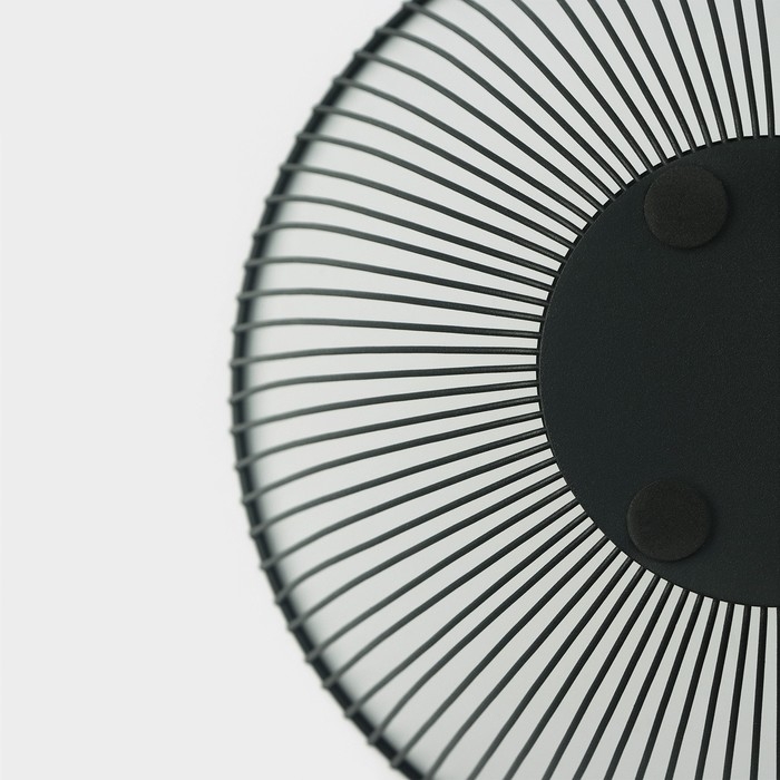 Фруктовница Доляна, 24.5&times;24.5&times;14 см, чёрная