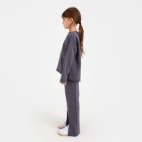 Костюм детский (свитшот, брюки) MINAKU цвет серый, рост 140 Костюм детский (свитшот, брюки) MINAKU цвет серый, рост 140