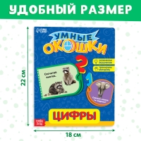 Книжка картонная с окошками &laquo;Цифры&raquo;, 10 стр.