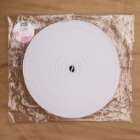 Резинка вязаная, 40 мм, 25 &plusmn; 2 м, цвет белый