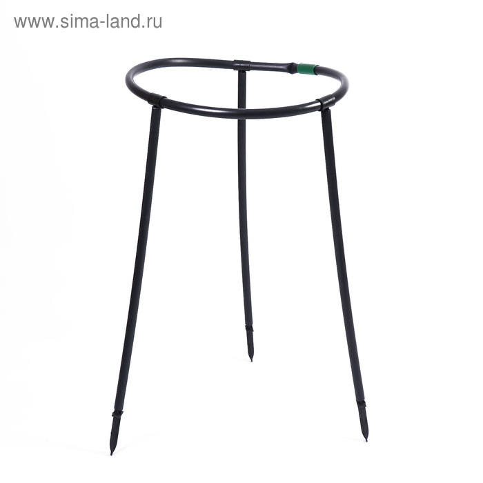 Кустодержатель, d = 48 см, h = 70 см, ножка d = 2 см, пластик, чёрный «Роза» Кустодержатель, d = 48 см, h = 70 см, ножка d = 2 см, пластик, чёрный «Роза»