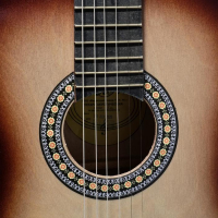 Акустическая гитара 6-ти струнная, менз. 650мм., струны металл, головка с пазами Акустическая гитара 6-ти струнная, менз. 650мм., струны металл, головка с пазами