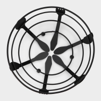 Фруктовница Доляна, 22&times;22&times;9,5 см, цвет чёрный