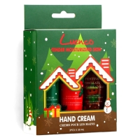Новый год. Новогодний подарочный набор косметики. Крема для рук по 30 мл, 3 шт Новый год. Новогодний подарочный набор косметики. Крема для рук по 30 мл, 3 шт
