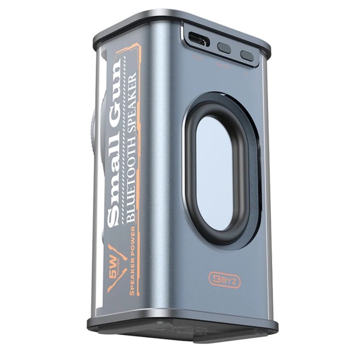 Портативная колонка BYZ К07, 5 Вт, 600 мАч, ВТ 5.1, функция TWS, чёрная Портативная колонка BYZ К07, 5 Вт, 600 мАч, ВТ 5.1, функция TWS, чёрная